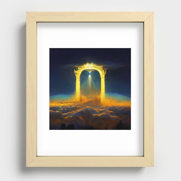Ascending to the Gates of Heaven Recessed Framed Print