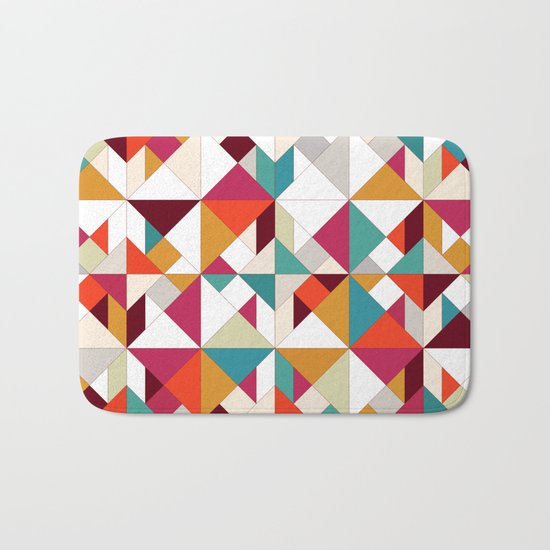 tangram geo Bath Mat