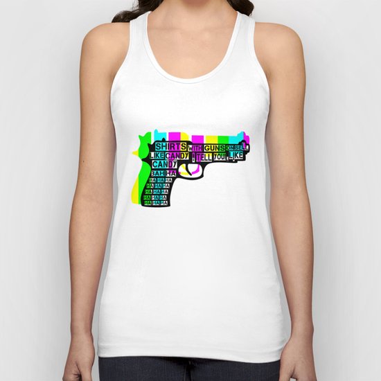 Guns and Candy Unisex Tank Top