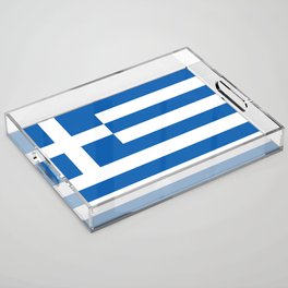 Flag of Greece Greek Acrylic Tray