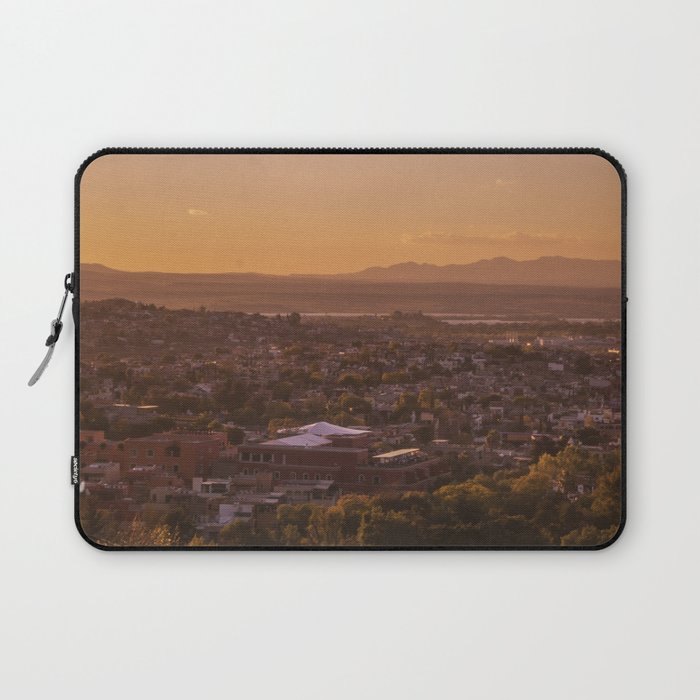 Mexico Photography - Small Sunset Over A Mexican City Laptop Sleeve