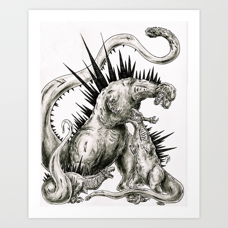 Shin Godzilla Easy Drawing Shin Godzilla Art Print By Itsmacklin Society6 shin godzilla art print by itsmacklin