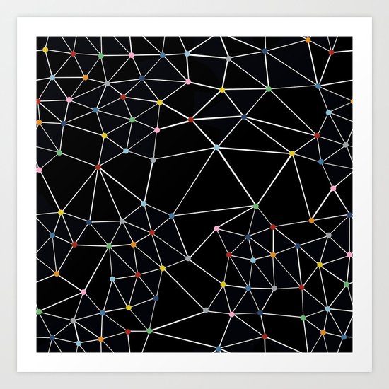 Seg with Color Spots Art Print