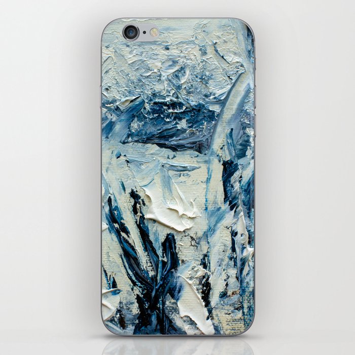 Subzero Chill Abstract Frost Paint iPhone Skin