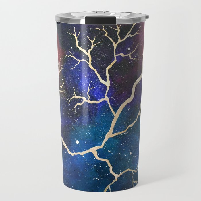 Cosmic Lightning Travel Mug