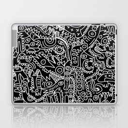 Black and White Street Art Tribal Graffiti Laptop & iPad Skin