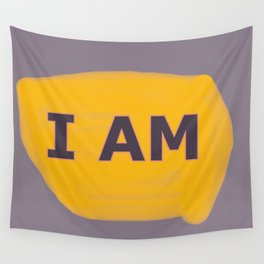 I AM positive affirmarion. Positive Statement. Mantra,  Wall Tapestry
