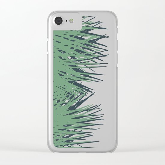Cuban Palm Clear iPhone Case