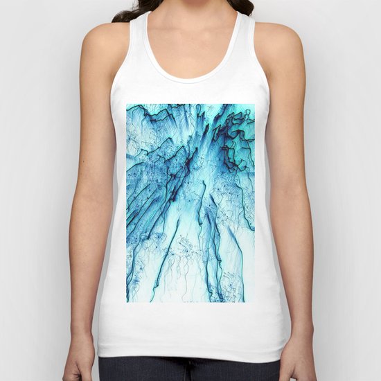 Special Fireworks, aqua Unisex Tank Top