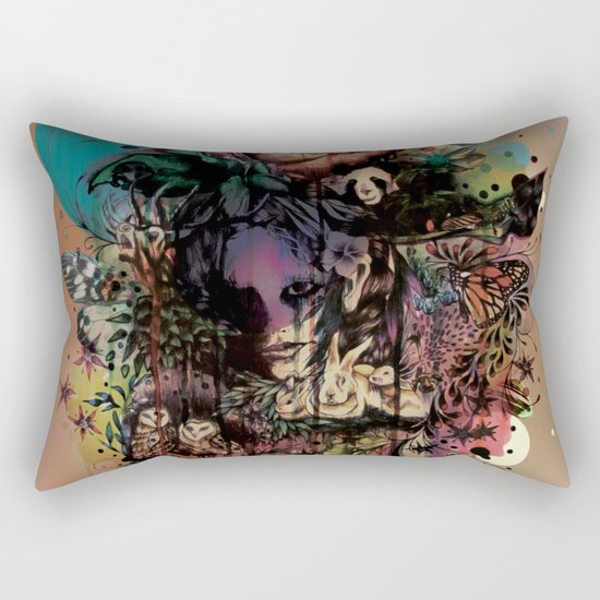 Fauna and Flora Rectangular Pillow