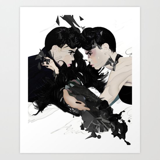 QUARREL Art Print