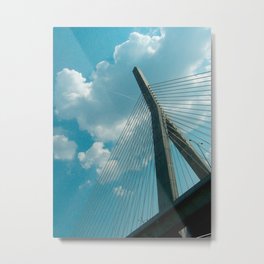 Leonard P Zakim Bridge Metal Print | Architecture, Photo, Landscape 