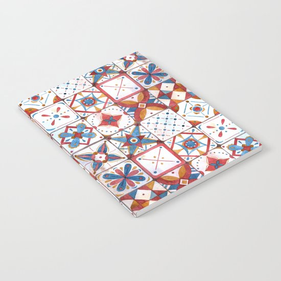 Tile pattern Notebook