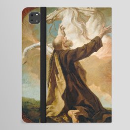 Elijah Taken Up in a Chariot of Fire by Giuseppe Angeli iPad Folio Case