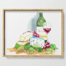 Wine & Cheese Serving Tray