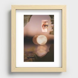 the unwanted gaze Recessed Framed Print