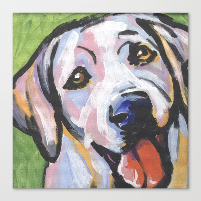 Yellow Lab Labrador Retriever Art PRINT of Oil Painting 
