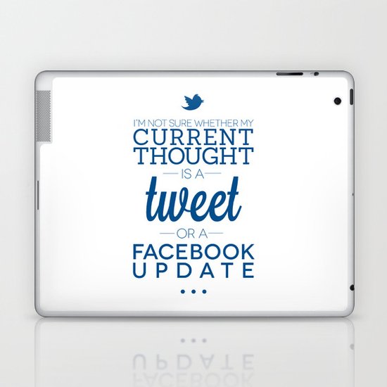 Social Media Laptop & iPad Skin