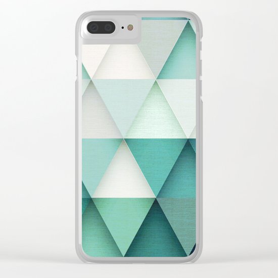 TRIANGULAR II Clear iPhone Case