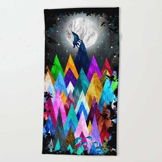 Wolf XIC Beach Towel