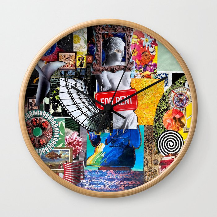 Pieces to the puzzle Wall Clock