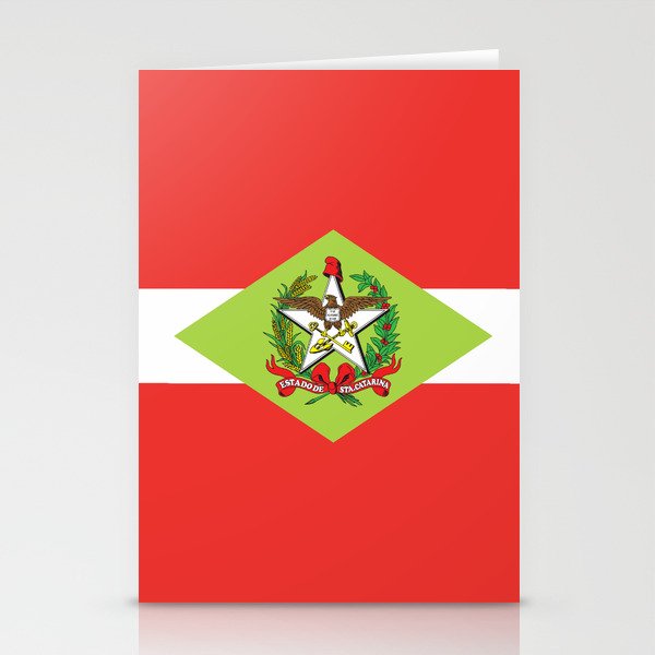 flag of santa catarina Stationery Cards