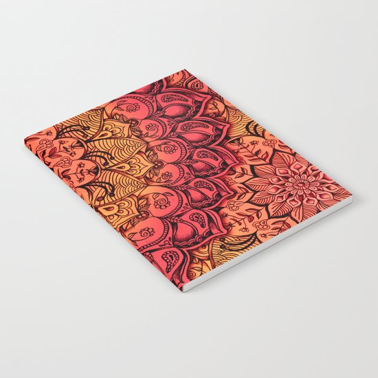 Ruby & Garnet Doodle Notebook