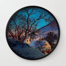 Maxfield Parrish Landscapes Wall Clock