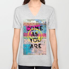 COME AS YOU ARE V Neck T Shirt