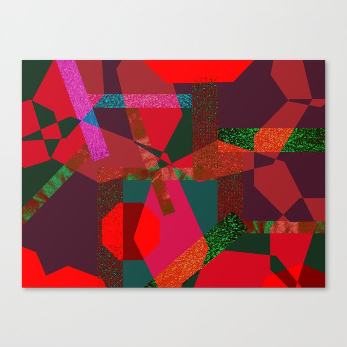 PARTY-COLORED Canvas Print