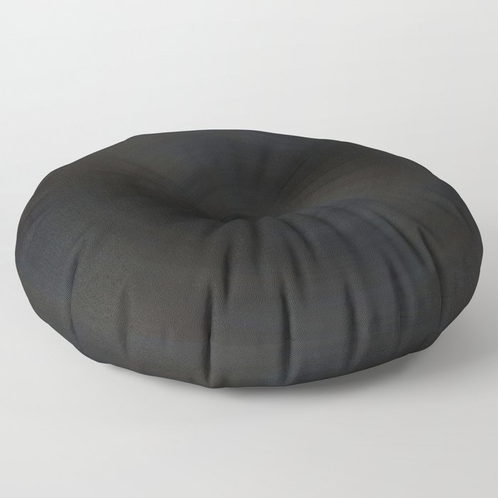 Abstract monochrome whirl Floor Pillow