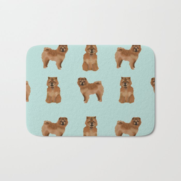Chow Chow dog breed pure breed pet gifts must have doggo pupper lovers Bath Mat