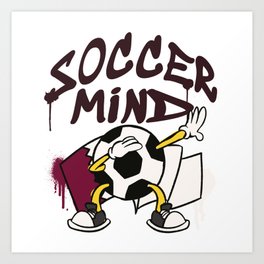 Soccer World Cup 2022 Qatar - Team: Qatar Art Print