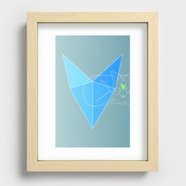 Fixation Fox Recessed Framed Print