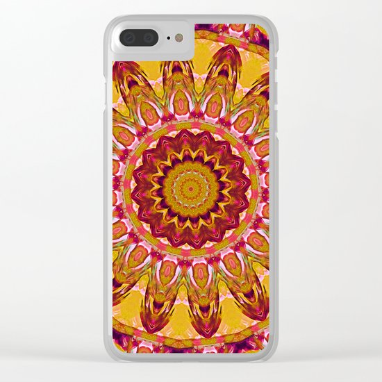 The goldish mandala Clear iPhone Case