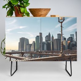 Brooklyn Bridge NYC Skyline Credenza