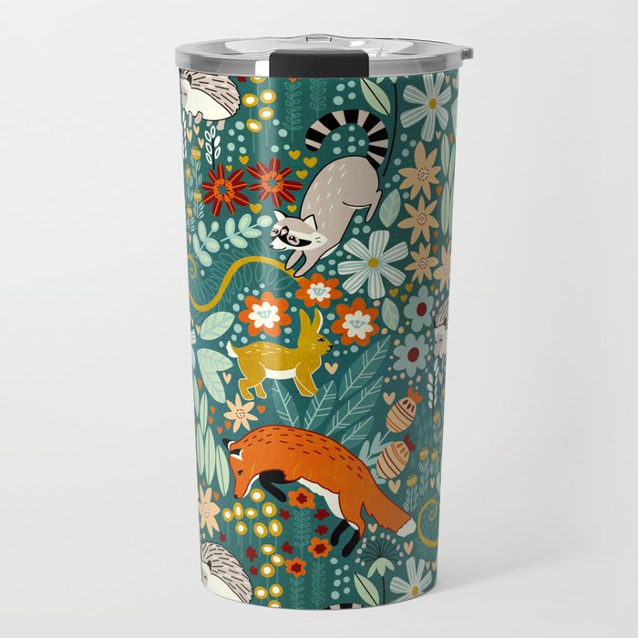 Woodland Pattern Travel Mug