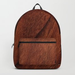 Beautiful Unique  brown wood inlay marquetry veneer design Backpack | Photo, Nature, Mixed Media, Pattern 