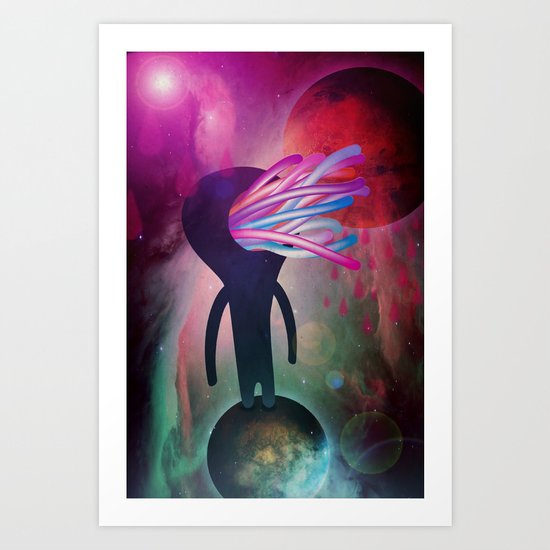 spappa_nell'universo Art Print