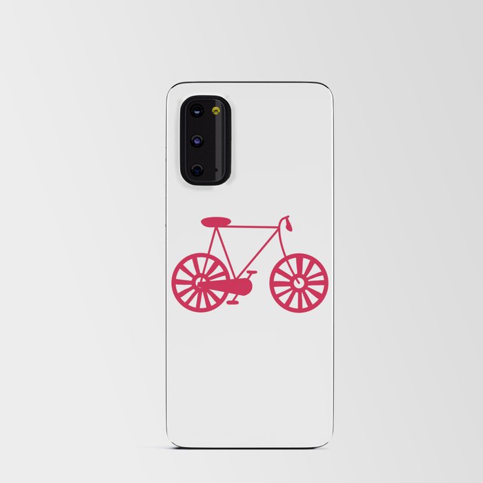 Pink Road Bike Lover Print Pattern Android Card Case