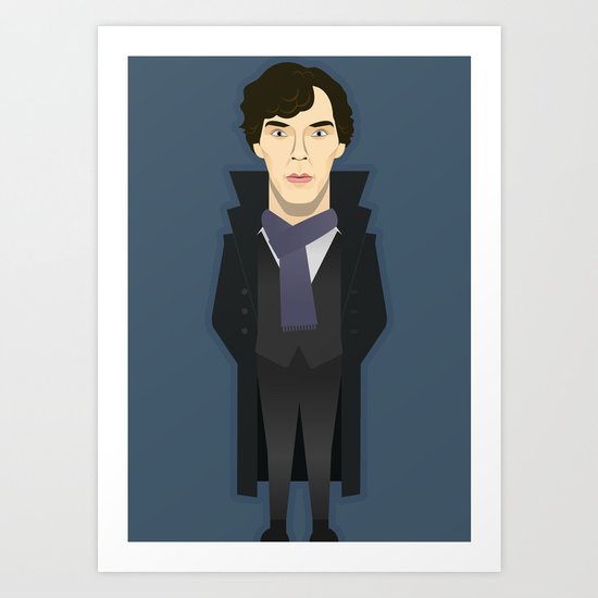 Watching The Detectives #2: Portrait Art Print