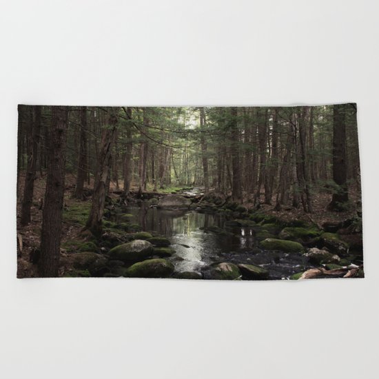 Mossy Brook Beach Towel