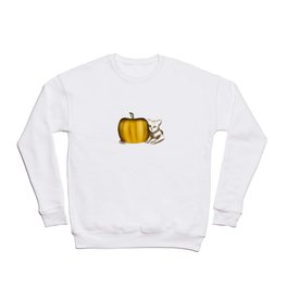 Cat and Pumpkin Crewneck Sweatshirt