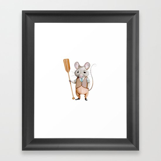 Ratty Framed Art Print