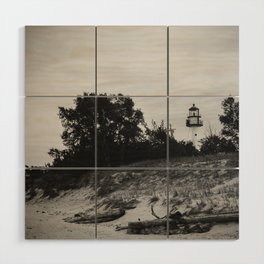 WhiteFish Point Light Station Wood Wall Art
