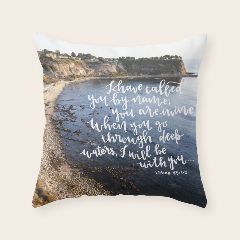 You Are Mine Isaiah 43 1 2 Throw Pillow By Christianalois Society6