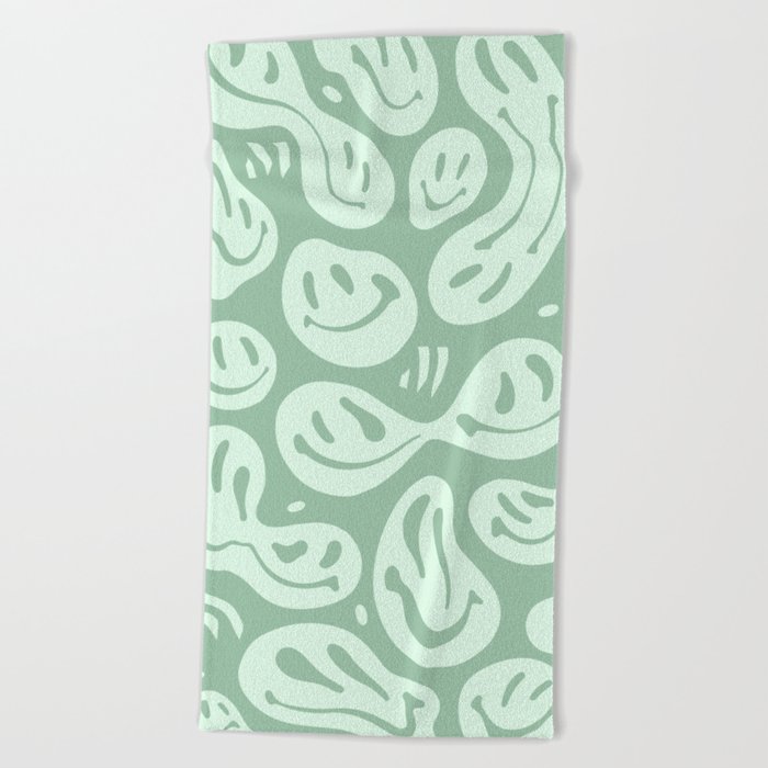 Minty Fresh Melted Happiness Beach Towel