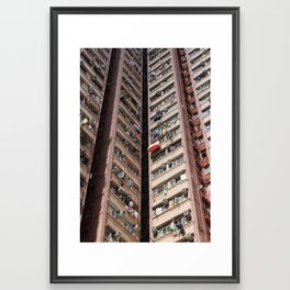 Hong Kong Vertigo Framed Art Print