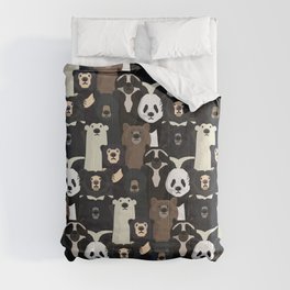 Bears of the world pattern Comforter