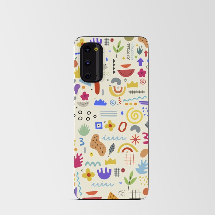 Hand drawn pattern Android Card Case